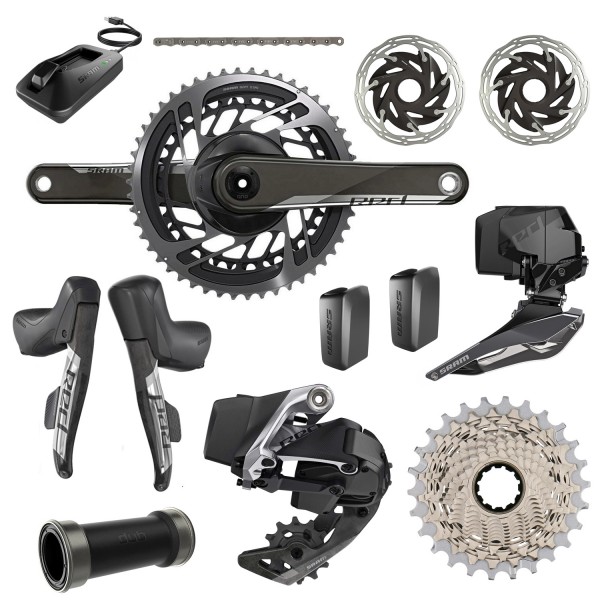 Sram Red eTap AXS 2X D1 HRD Electronic Wireless Full Groupset - 12 Speed